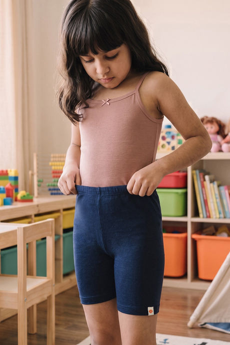Zivame Girls Solid Undershorts (Pack of 2) - Navy Peony — image 2